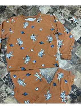 Pekkle Kids Astronaut Print Pajama Set 6 years